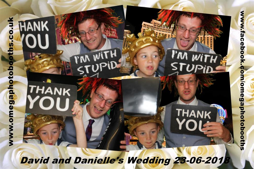 David & Danielle's Wedding | View more photos from the event at gallery.omegaphotobooths.co.uk/u/Omega-Photobooths/David-Danielles-Wedding